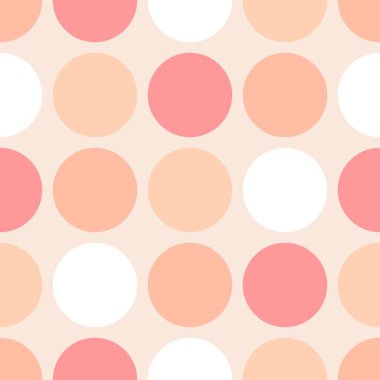 Kiremit vektör model Pembe polka noktaları