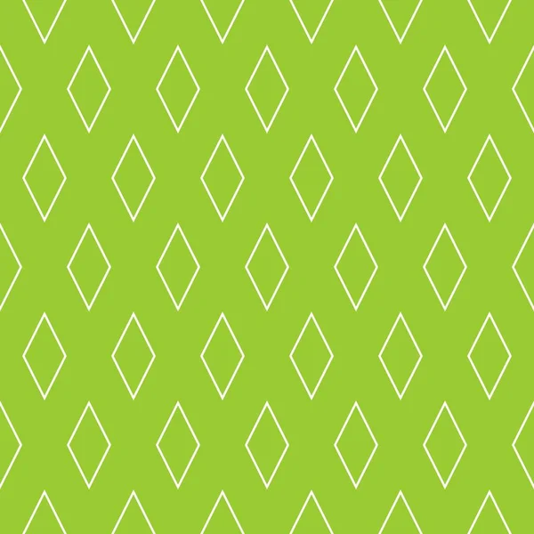 흰색과 녹색 배경으로 타일 벡터 패턴 — 스톡 벡터