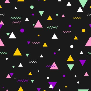 80s veya 90'lı yılların döşeme vektör deseni