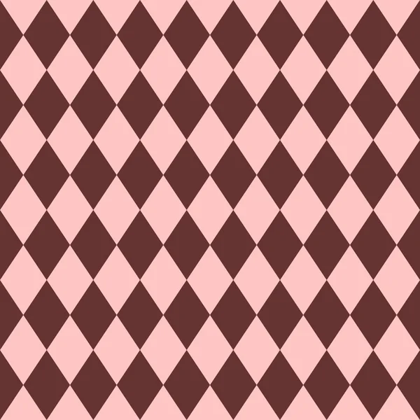 Modèle vectoriel tuile rose et marron — Image vectorielle