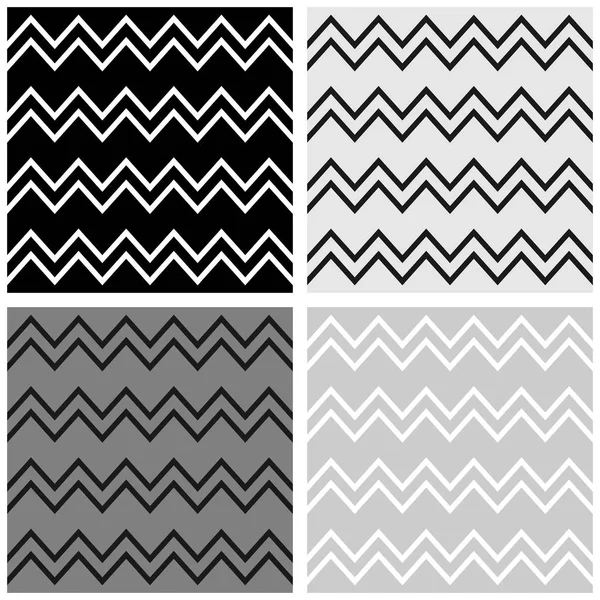 Patrón de vector de azulejo con chevron zig zag fondo — Vector de stock