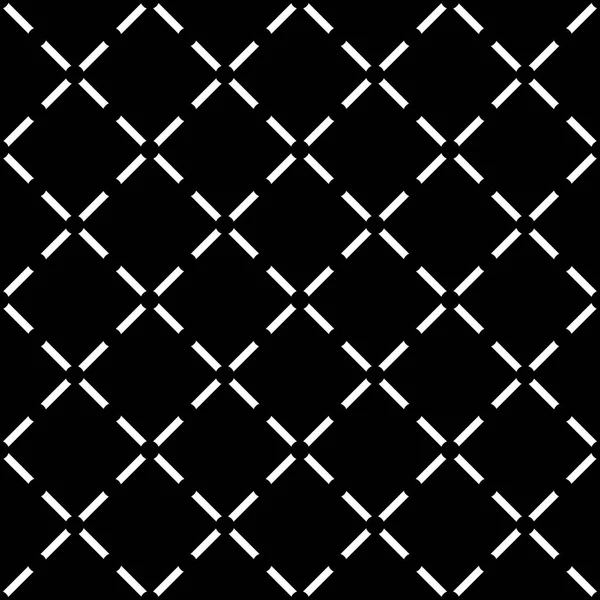 Tile black and white vector pattern — Stock Vector