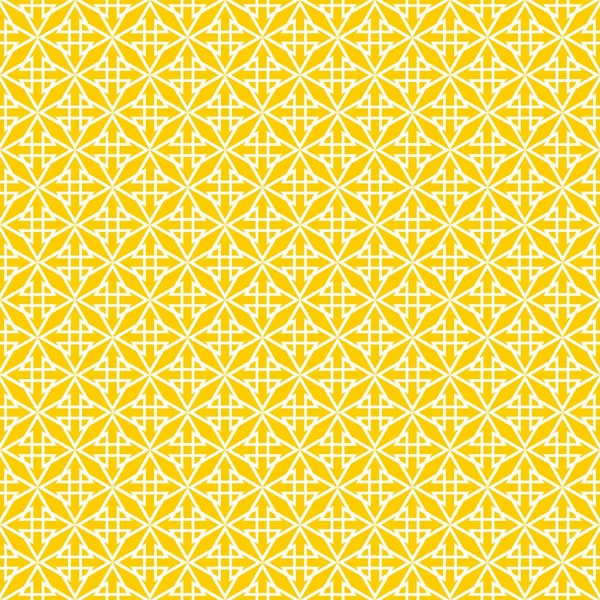 Tile yellow and white vector pattern — Stock Vector