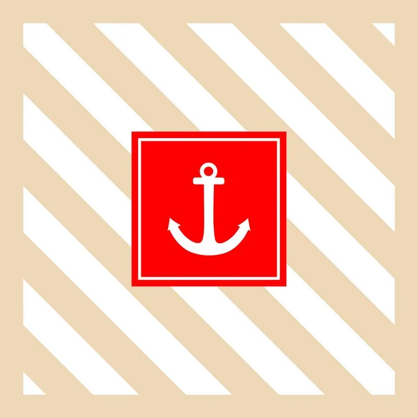 Морська векторна картка або запрошення — стоковий вектор