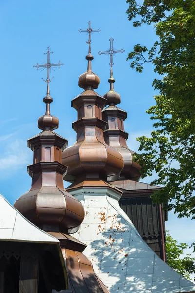Fából készült templom tető — Stock Fotó