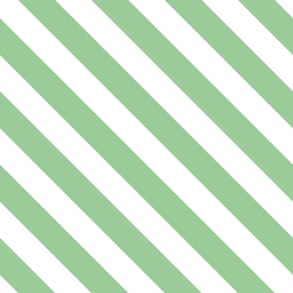 Tile vector pattern with green and white stripes — Stock Vector