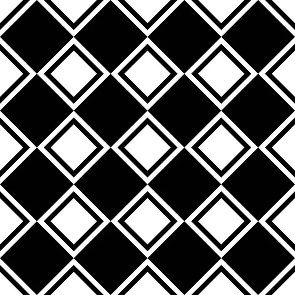 黑白相间的方块矢量图案 — 图库矢量图片