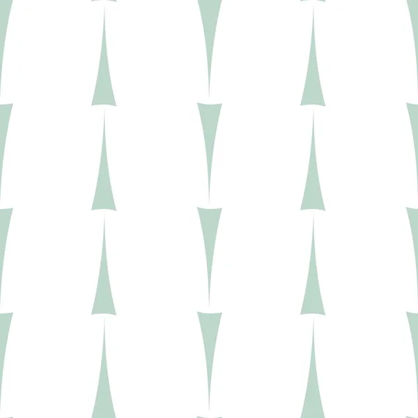 Tegel vector patroon met mint groen pijl afdrukken op witte achtergrond — Stockvector