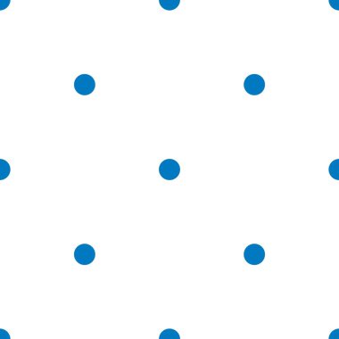 Beyaz arkaplanda mavi benekli pürüzsüz vektör deseni