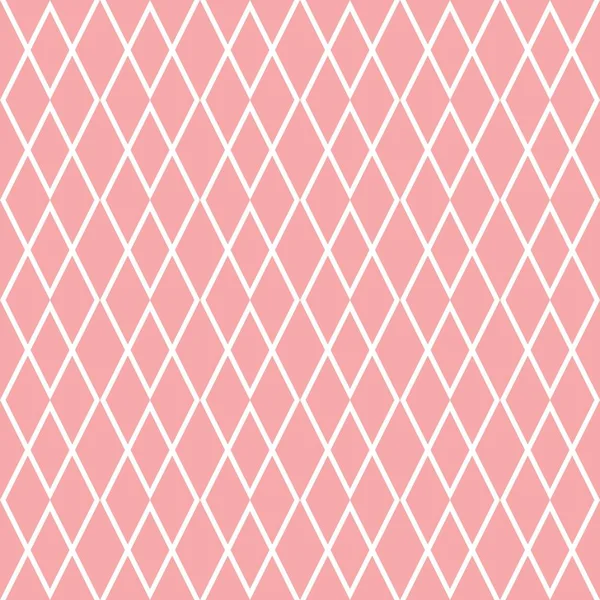 Patrón vectorial azulejo rosa y blanco — Vector de stock