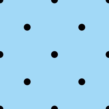 Pastel mavi zemin üzerine beyaz lekeli vektör desenle döşenir