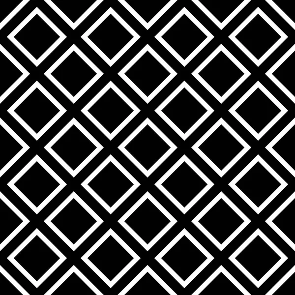 タイル黒と白のベクトルパターンまたはウェブサイトの背景 — ストックベクタ