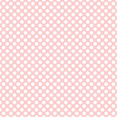 Pembe bir arka plan üzerinde beyaz lekeli döşeme vektör deseni