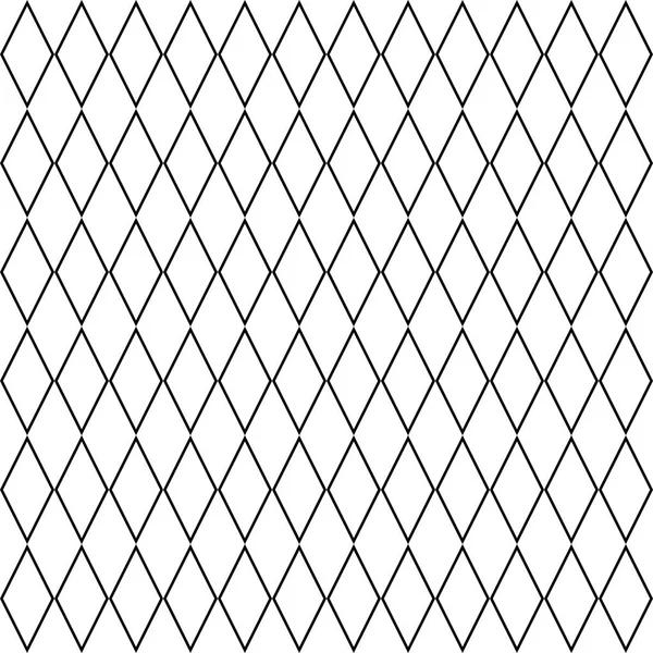 Kakel svart och vit vektor mönster — Stock vektor