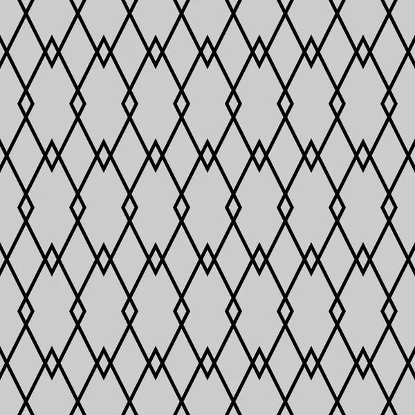 タイルのパターンや背景の黒とグレーのベクトルの壁紙 — ストックベクタ