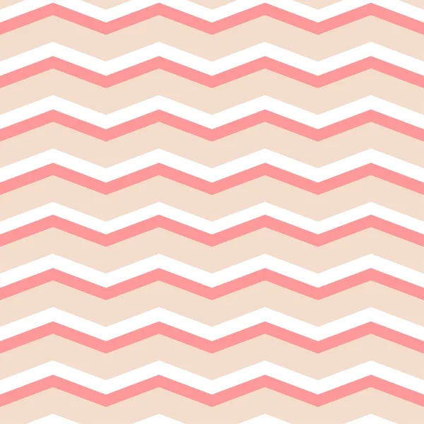 曲折曲折雪佛龙粉红和白色瓷砖矢量模式 — 图库矢量图片