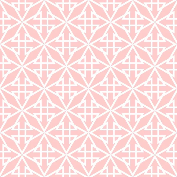 Плитка Рожево Білий Векторний Візерунок — стоковий вектор