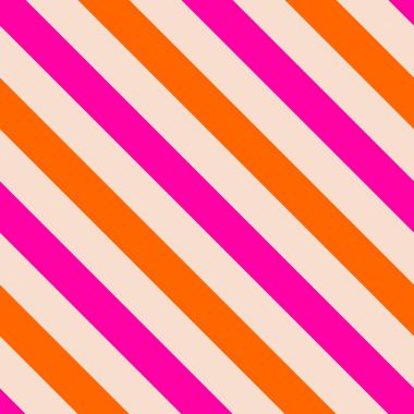 Turuncu ve pembe çizgiler vektör desen veya kesintisiz arka plan
