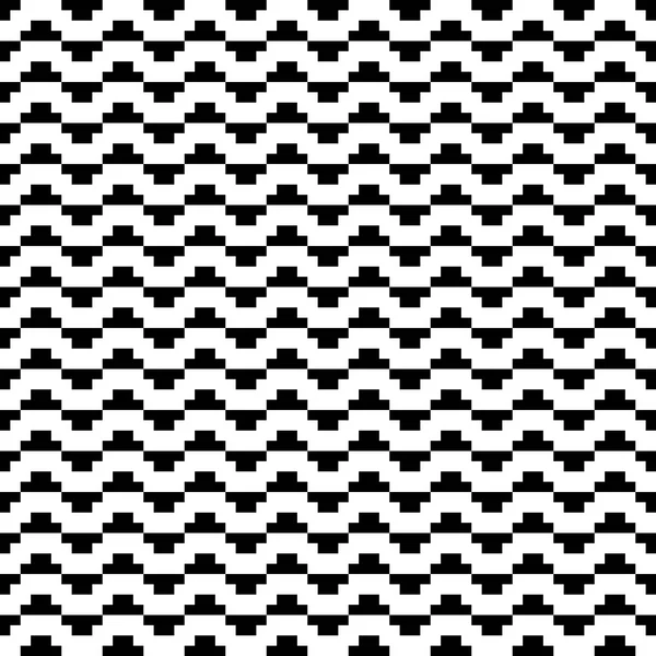 Tile Black White Vector Pattern — Stock Vector