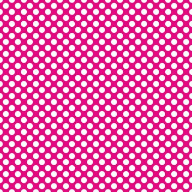 Pastel pembe arka planda beyaz benekli döşeme vektör deseni