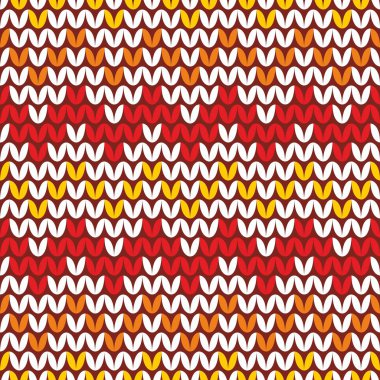 Zig zag vektör arka plan desen veya kış örgü döşeme