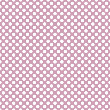 Pastel pembe arka planda beyaz benekli döşeme vektör deseni