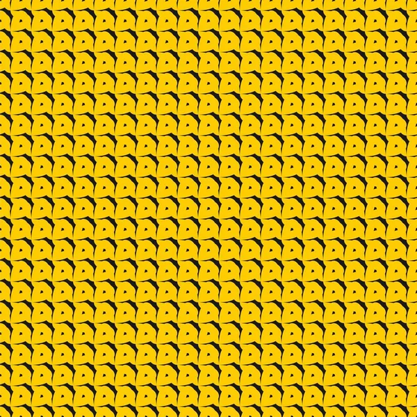 平铺黑色和黄色的矢量模式 — 图库矢量图片