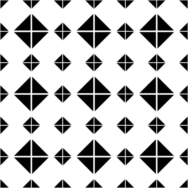Tile Black White Vector Pattern Website Background — Stock Vector