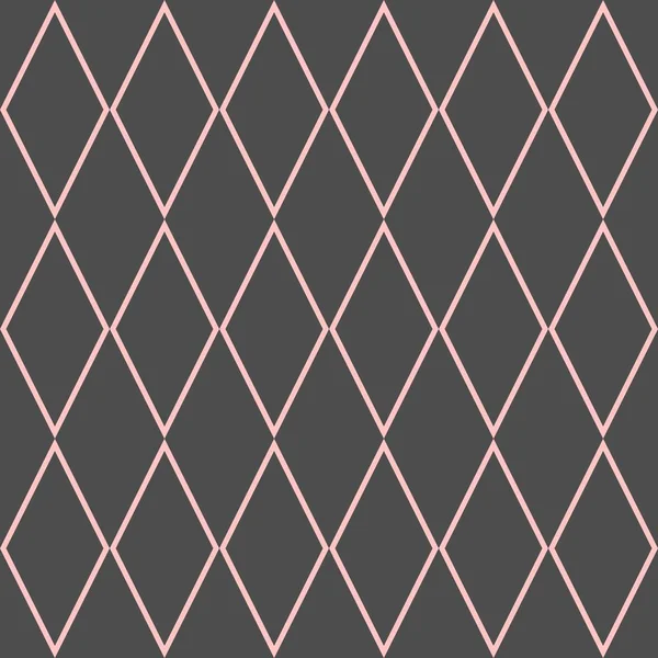 Checkered Tile Vector Pattern Pink Grey Background — Stock Vector