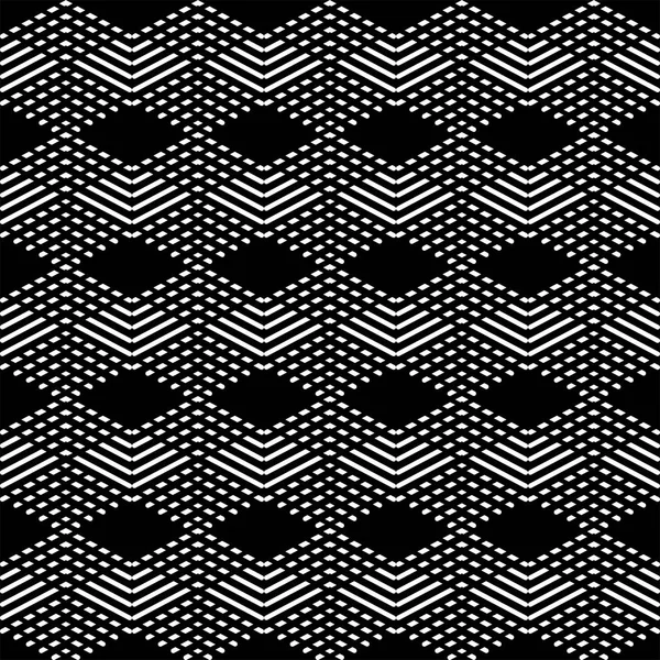 タイルのパターンやノルディックの黒と白のベクトルの背景 — ストックベクタ