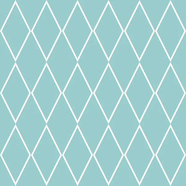 Tile Vector Pattern Mint Green White Wallpaper Background — Stock Vector