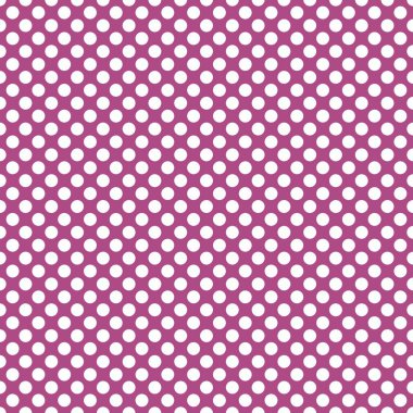 Koyu mor pembe arka plan üzerinde beyaz lekeli döşeme vektör deseni