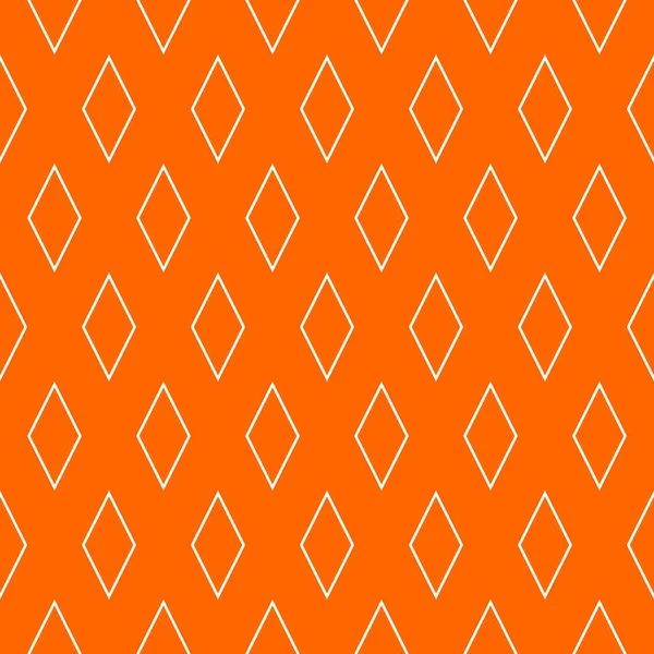 Fliese Orange Und Weiß Vektormuster Für Tapete Hintergrund — Stockvektor