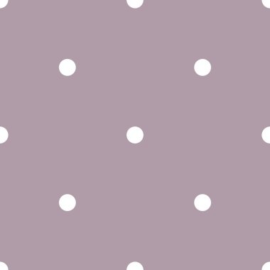Pastel mor zemin üzerine beyaz lekeli vektör desenle döşenir