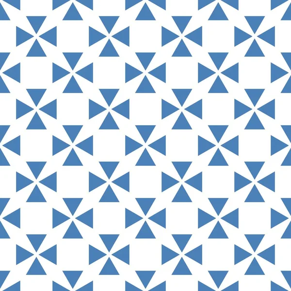 Patrón Vectores Azulejos Con Fondo Azul Blanco — Archivo Imágenes Vectoriales