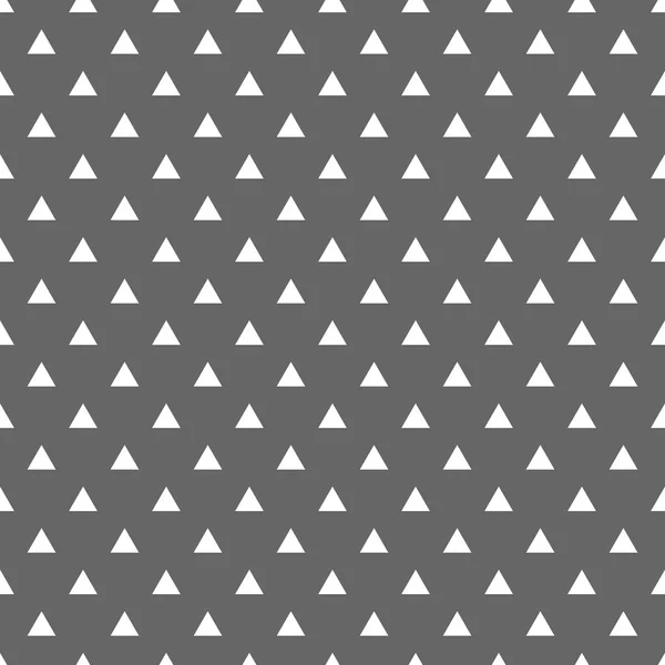 Tile Vector Pattern White Triangles Grey Background — Stock Vector