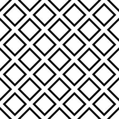 Döşeme siyah ve beyaz vektör deseni veya web sitesi arkaplanı