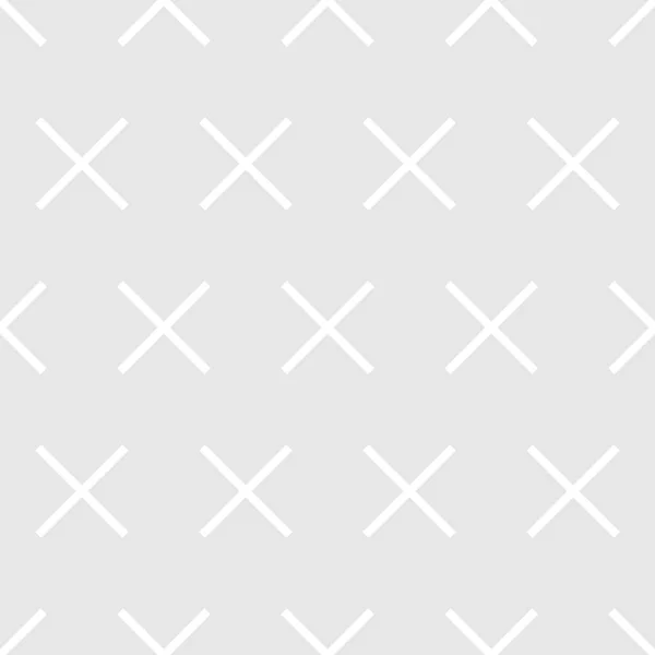 Carrelage Gris Blanc Motif Vectoriel Croix — Image vectorielle