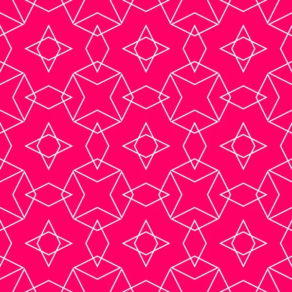 Patrón Vector Azulejo Fondo Pantalla Rosa Blanco — Vector de stock