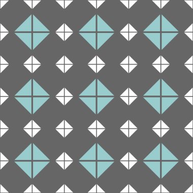 Gri, mavi ve beyaz arkaplan duvar kağıdıyla döşeme vektör deseni