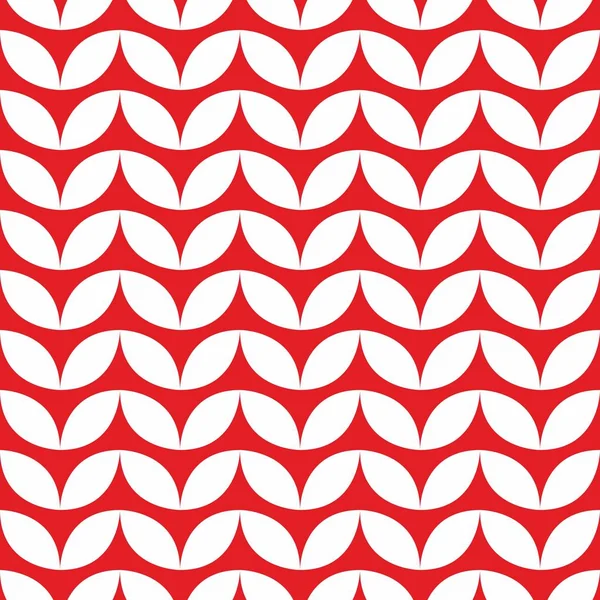 Azulejos Rojo Blanco Patrón Vectores Punto Fondo Invierno — Archivo Imágenes Vectoriales