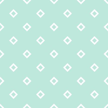 Kiremit nane yeşil ve beyaz desen vektör