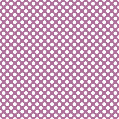 Pastel mor zemin üzerine beyaz lekeli vektör desenle döşenir