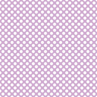 Pastel mor pembe arka plan üzerinde beyaz lekeli vektör desenle döşenir