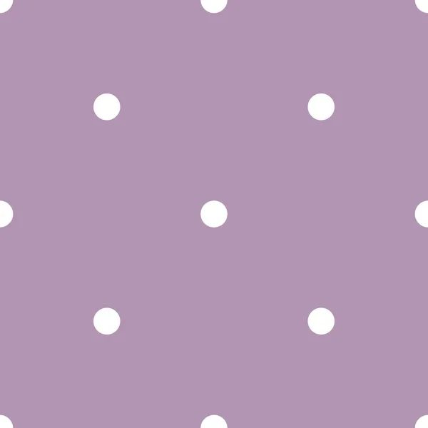 Vector Patroon Met Witte Polka Stippen Pastel Violet Roze Achtergrond — Stockvector