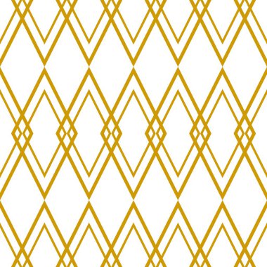 Beyaz zemin üzerine altın kareli döşeme vektör deseni