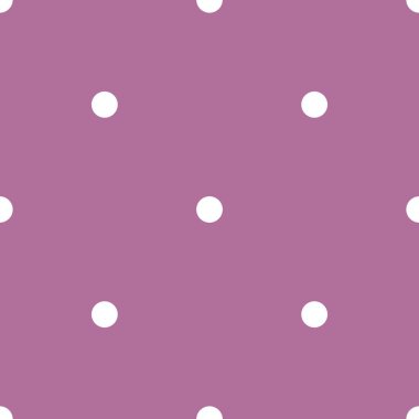 Koyu mor pembe arka plan üzerinde beyaz lekeli döşeme vektör deseni