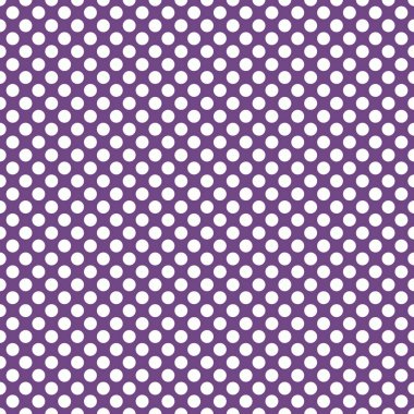 Pastel mor zemin üzerine beyaz lekeli vektör desenle döşenir