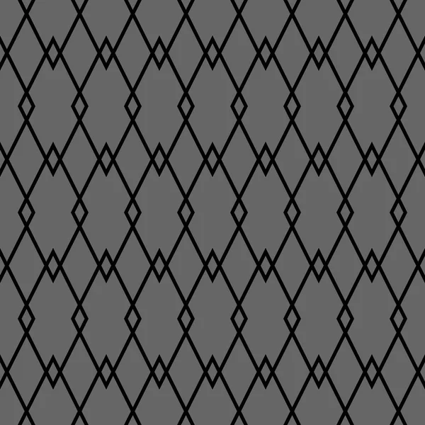 Azulejo Gris Negro Patrón Vectores Para Decoración Sin Costuras Fondo — Archivo Imágenes Vectoriales