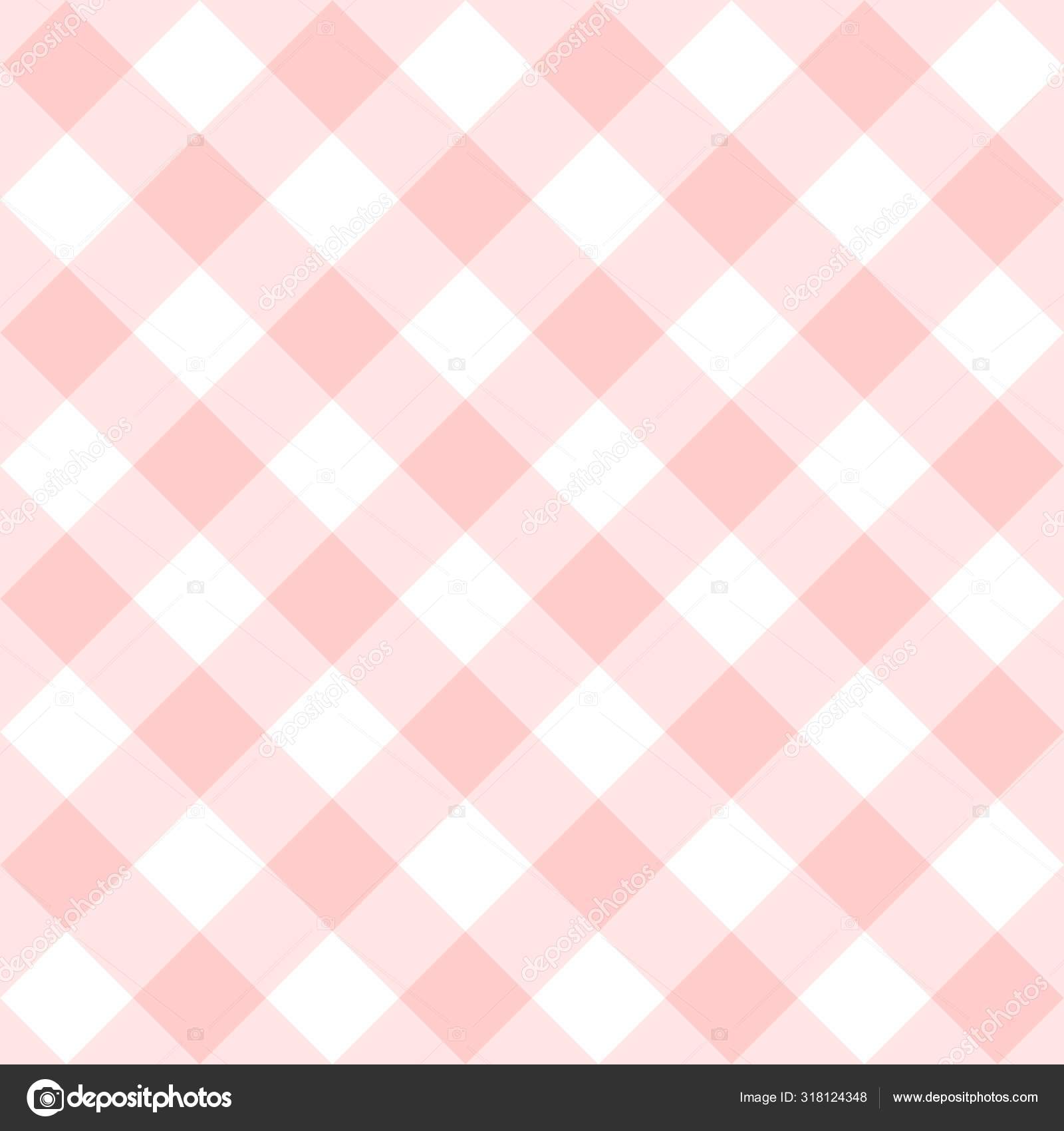 Seamless Pink White Background Checkered Vector Pattern Grid Texture Web  Stock Vector by ©mala-ma 318124348